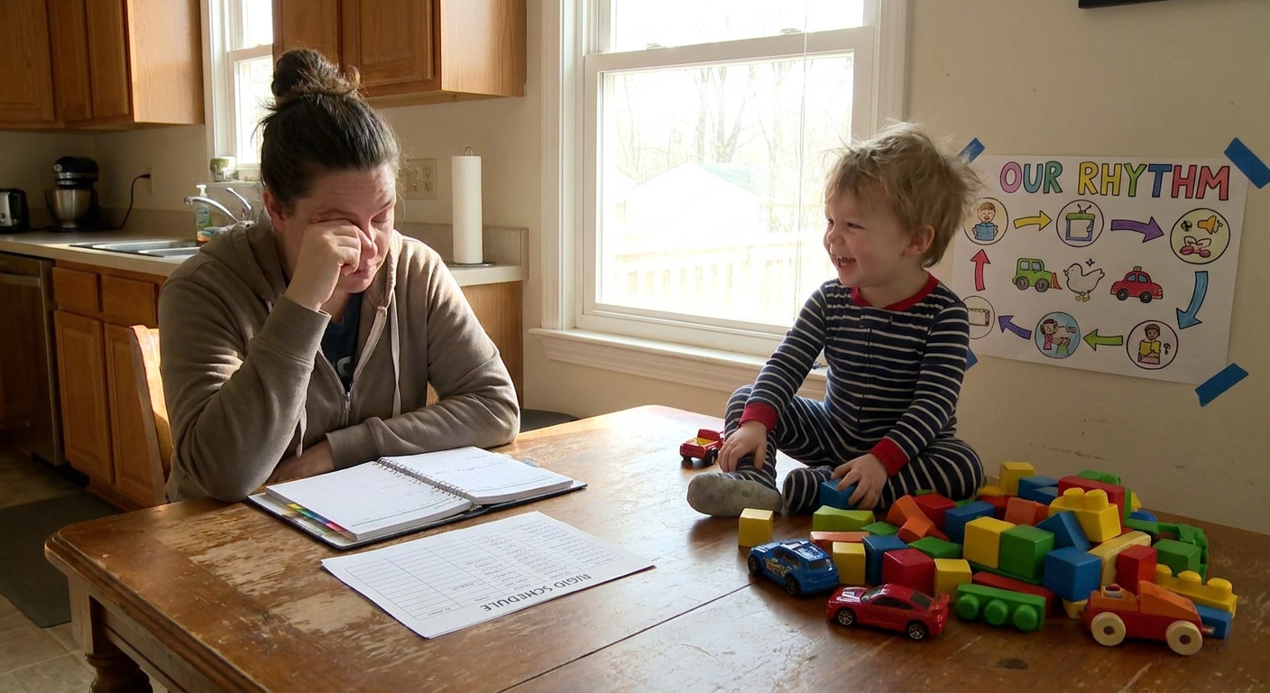 Toddler Schedules vs. Toddler Rhythms: What Really Helps Your Day Go Smoothly?
